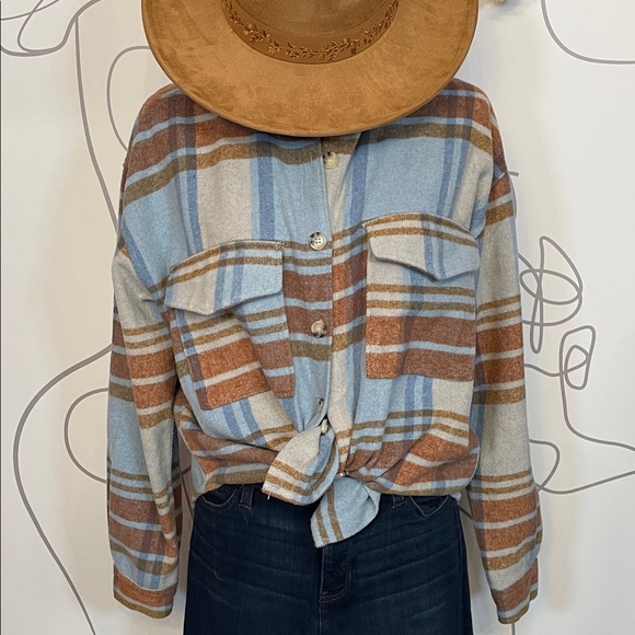 Ford Jackets & Blazers - Ford Bronco-Official Ford Plaid Utility Jacket size S